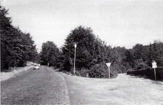 Osnabrücker Straße und Abzweig "Von der Heydt"